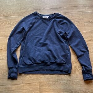 Girl Sweat Shirt Blue with Colorful dots